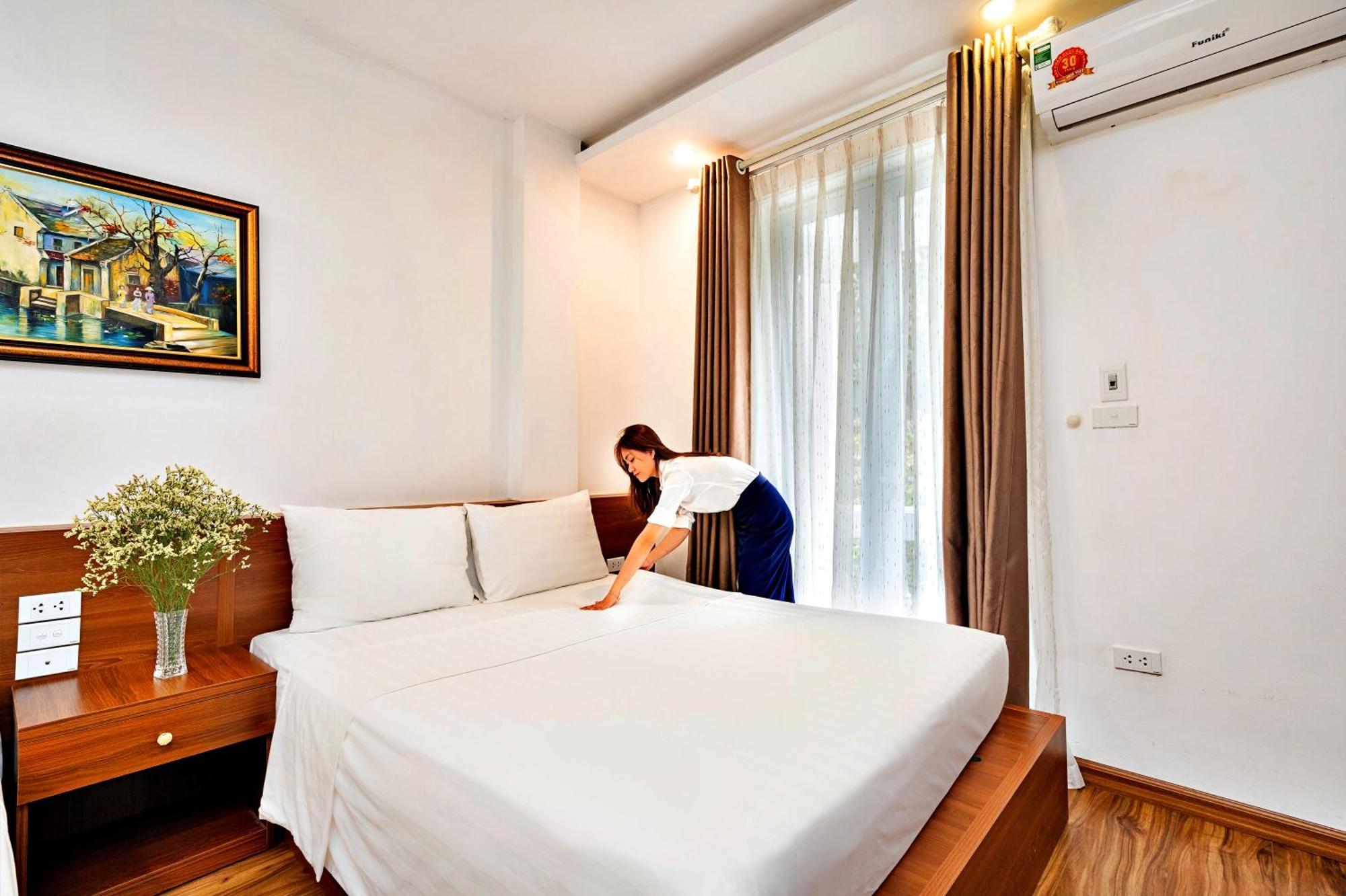 Serene Hotel Hanoi Exterior foto